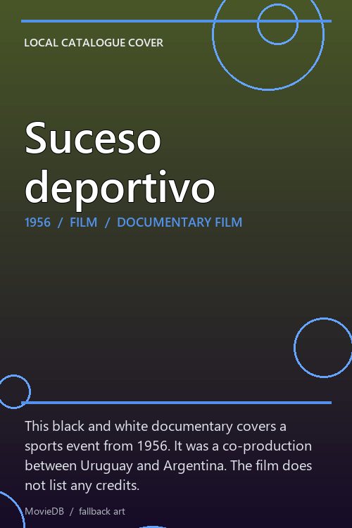 Suceso deportivo poster