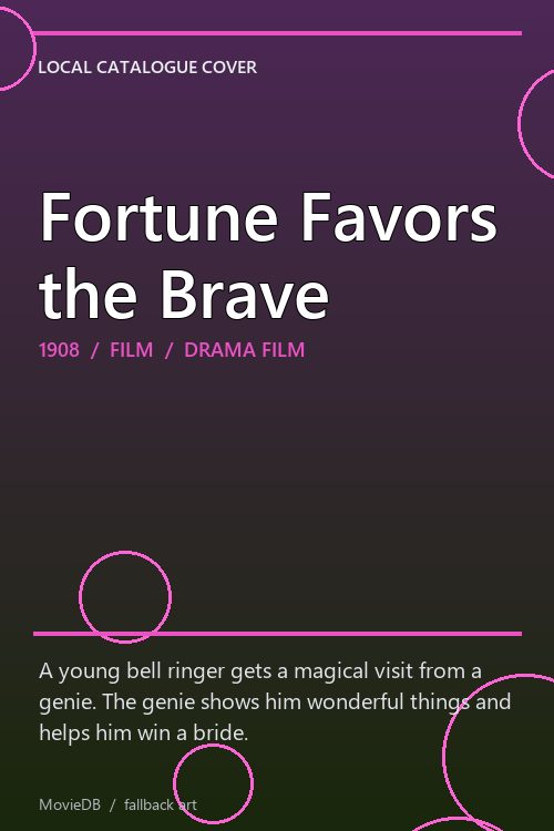 Fortune Favors the Brave poster
