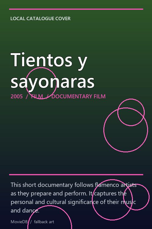 Tientos y sayonaras poster