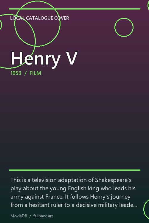 Henry V poster