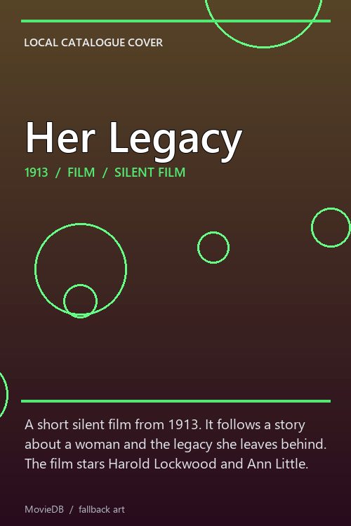 Her Legacy poster