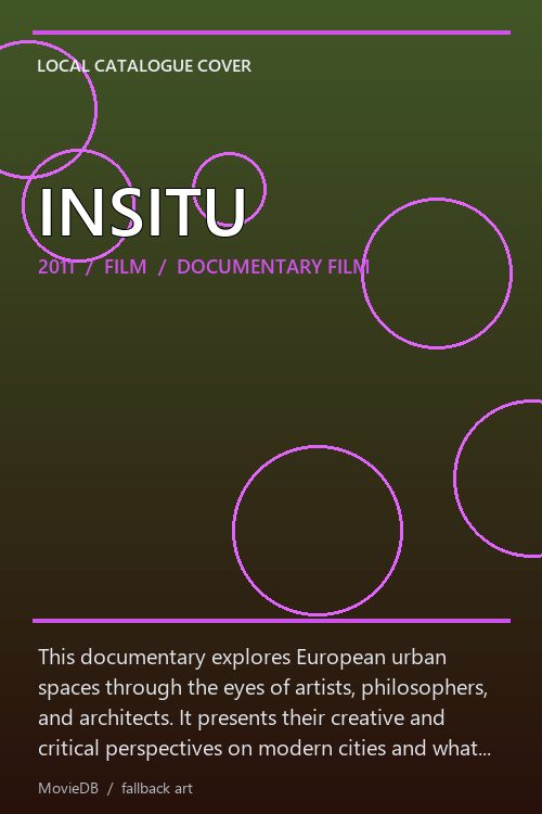 INSITU poster