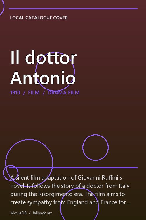 Il dottor Antonio poster