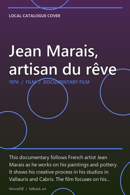 Jean Marais, artisan du rêve poster