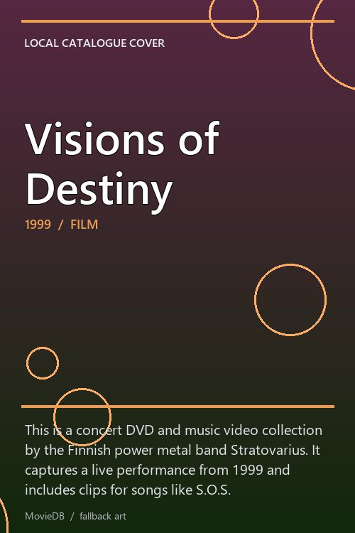Visions of Destiny poster