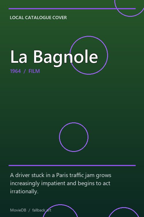 La Bagnole poster