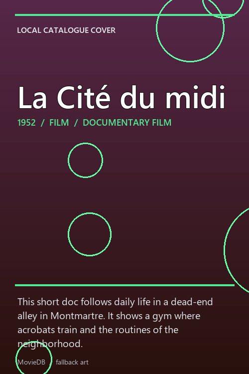 La Cité du midi poster