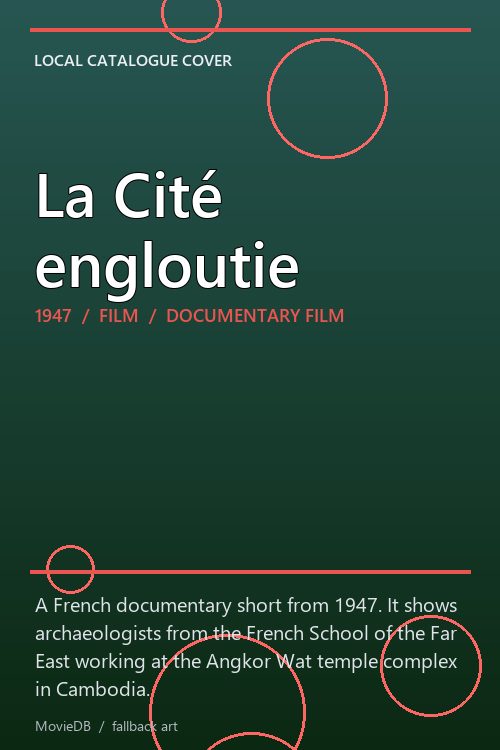 La Cité engloutie poster