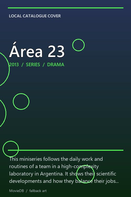 Área 23 poster