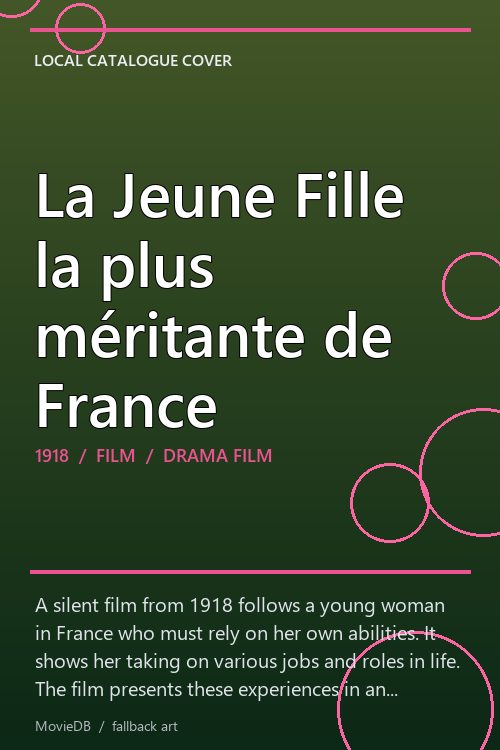 La Jeune Fille la plus méritante de France poster
