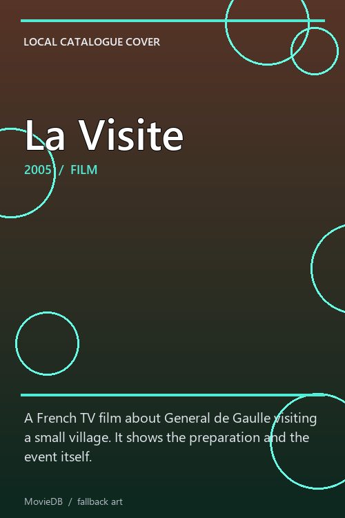 La Visite poster