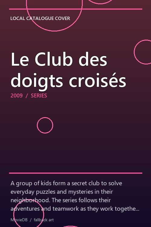 Le Club des doigts croisés poster