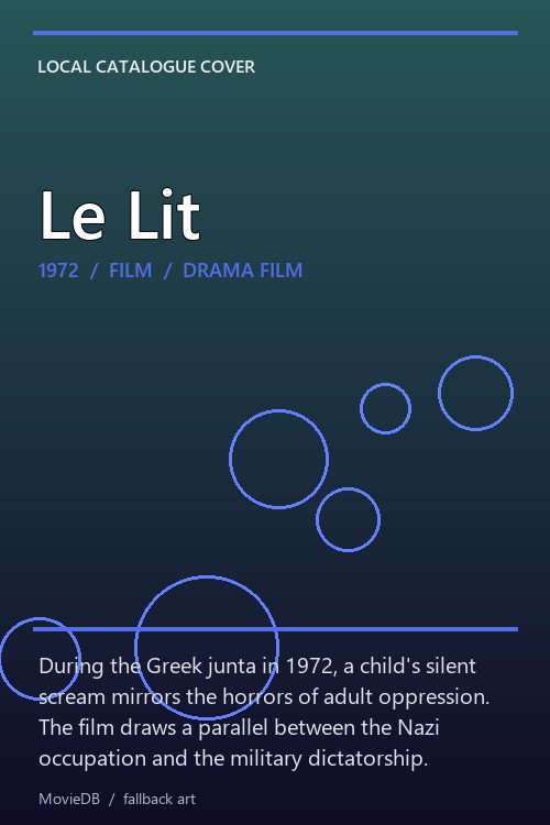 Le Lit poster