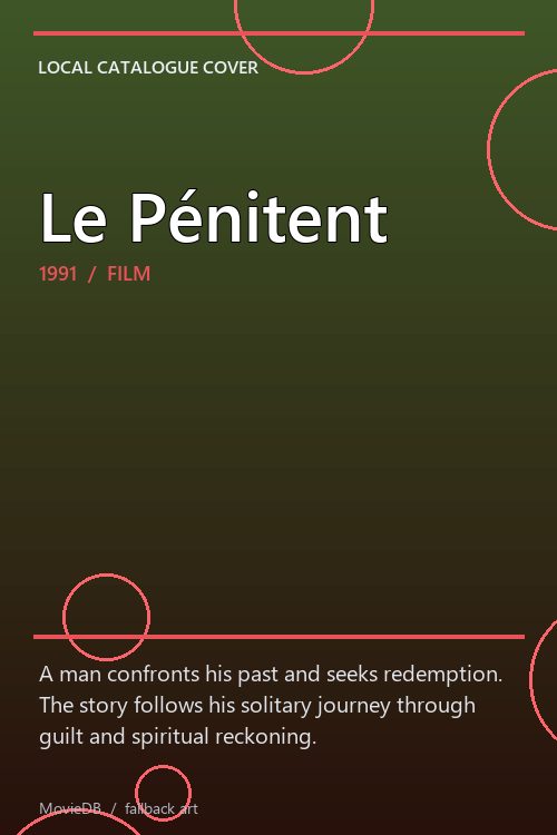 Le Pénitent poster
