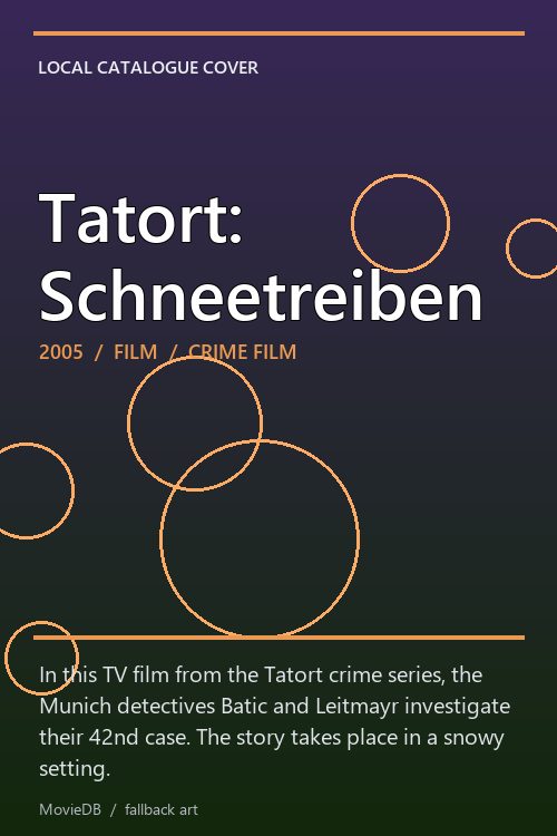 Tatort: Schneetreiben poster