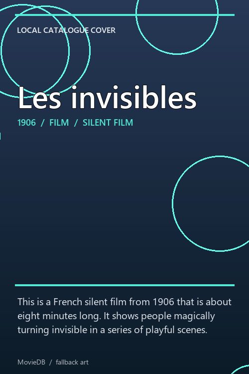 Les invisibles poster