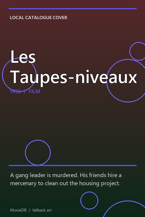 Les Taupes-niveaux poster