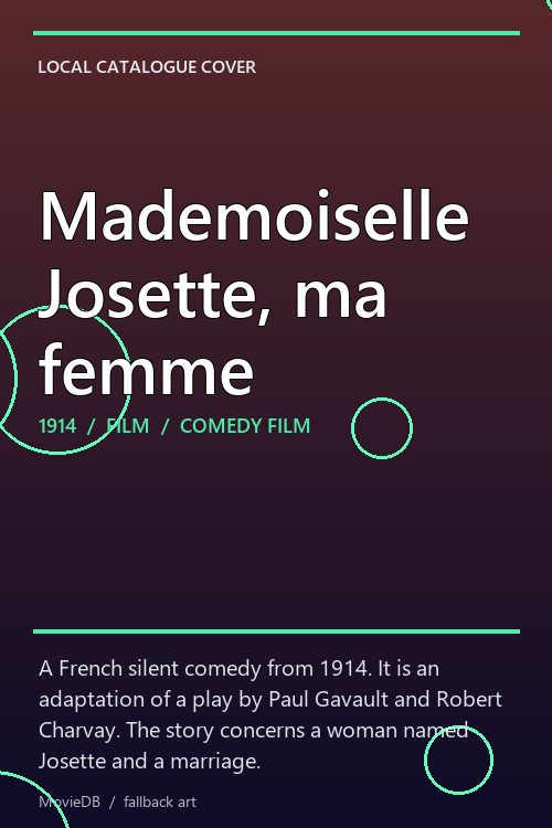 Mademoiselle Josette, ma femme poster