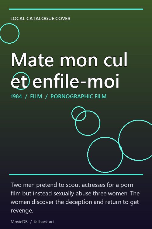 Mate mon cul et enfile-moi poster