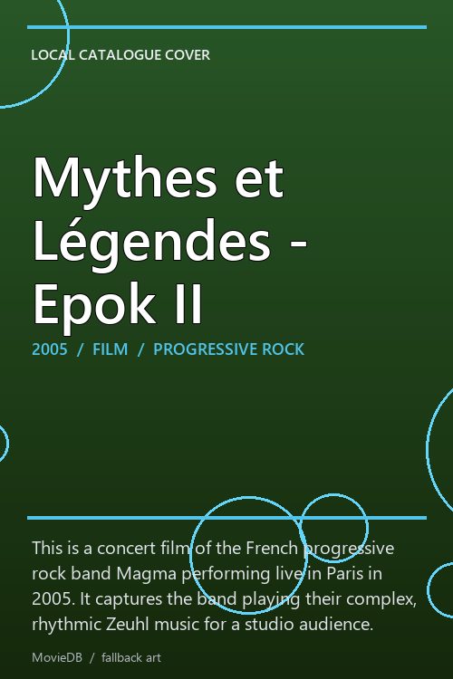 Mythes et Légendes - Epok II poster