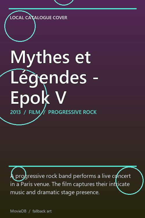 Mythes et Légendes - Epok V poster