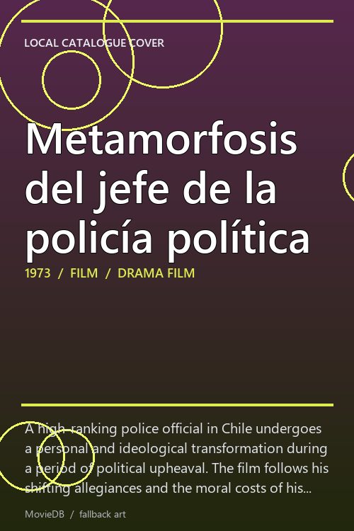 Metamorfosis del jefe de la policía política poster