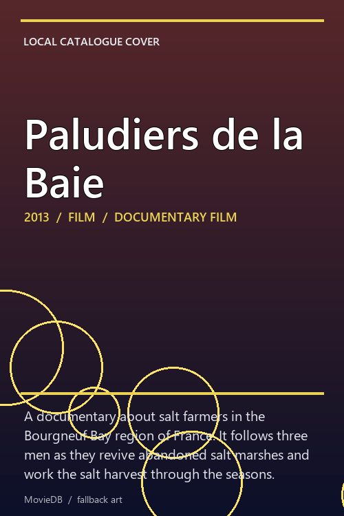 Paludiers de la Baie poster