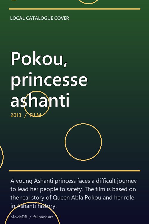 Pokou, princesse ashanti poster