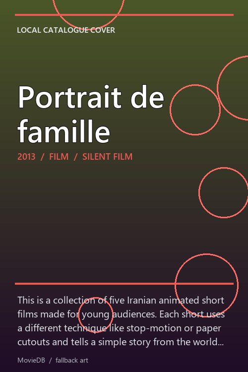 Portrait de famille poster