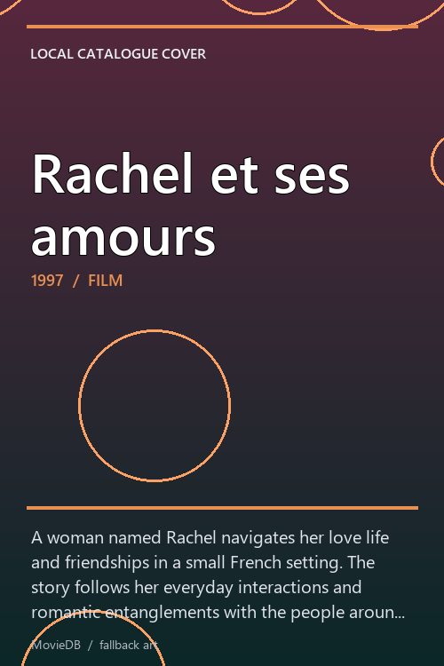 Rachel et ses amours poster
