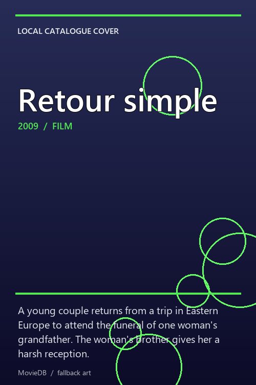 Retour simple poster