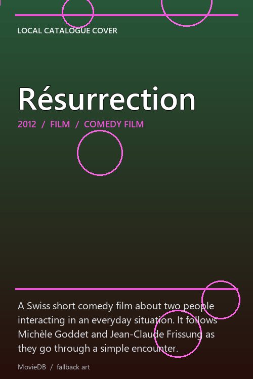 Résurrection poster