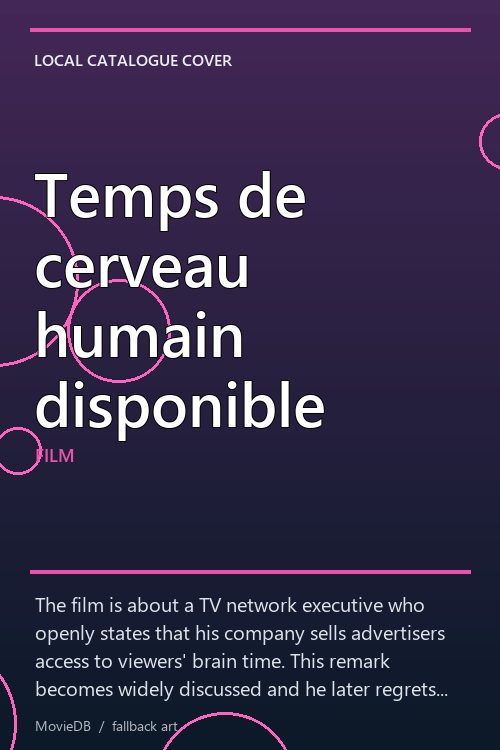 Temps de cerveau humain disponible poster