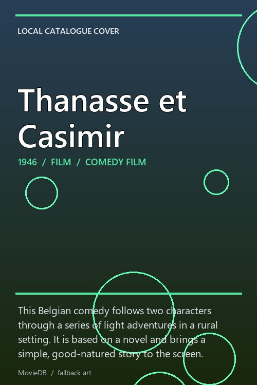Thanasse et Casimir poster