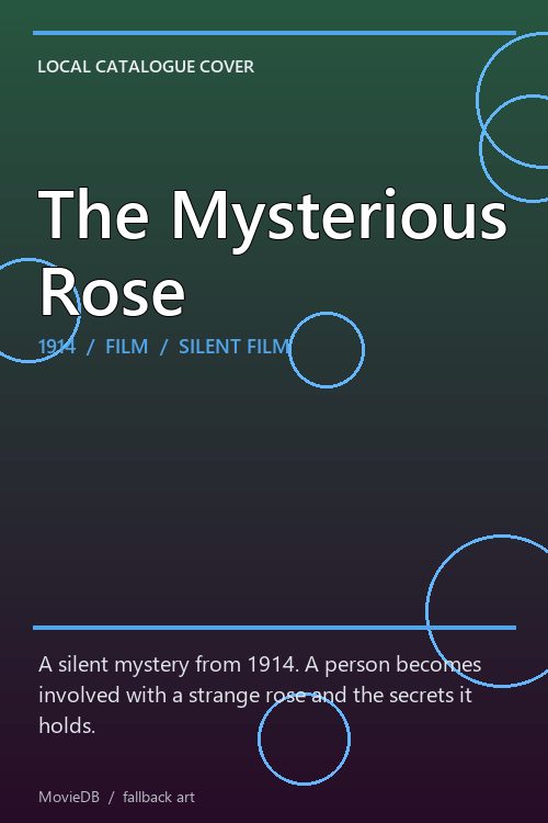 The Mysterious Rose poster