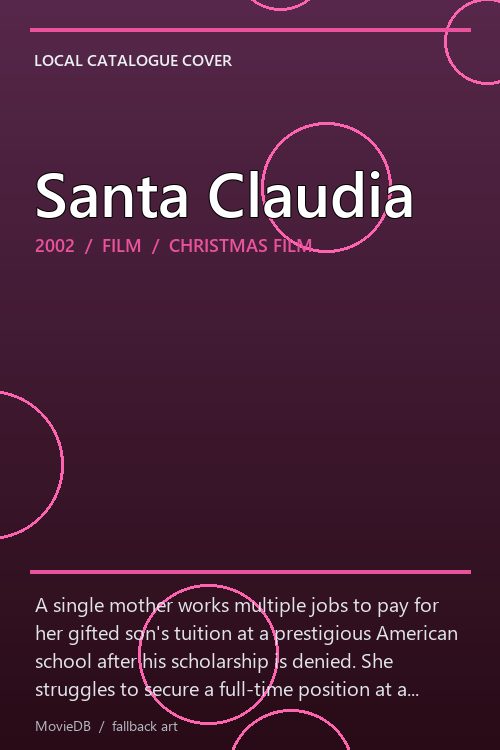 Santa Claudia poster