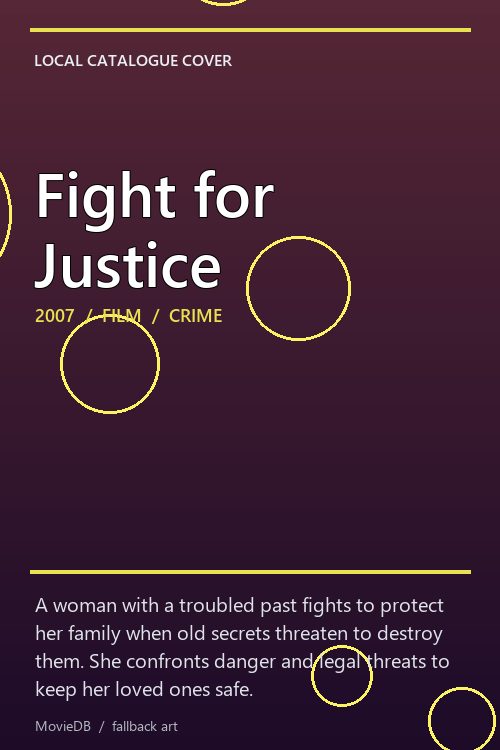 Fight for Justice poster