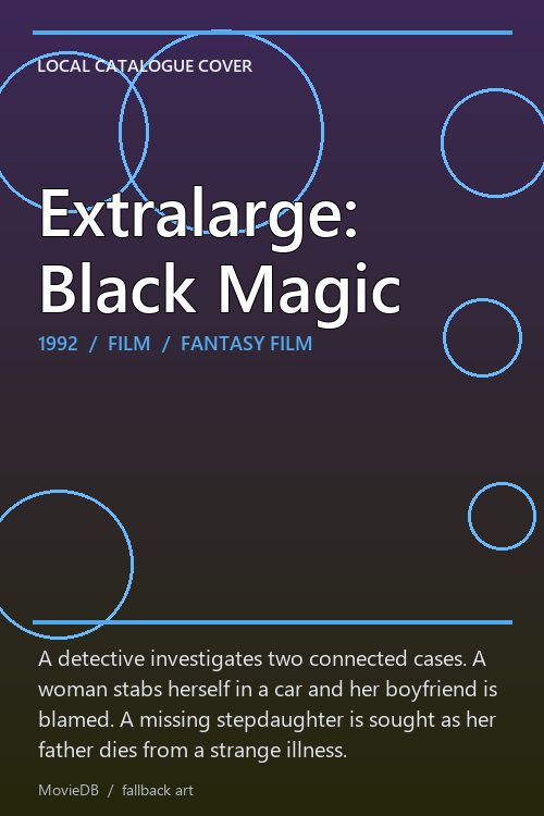 Extralarge: Black Magic poster