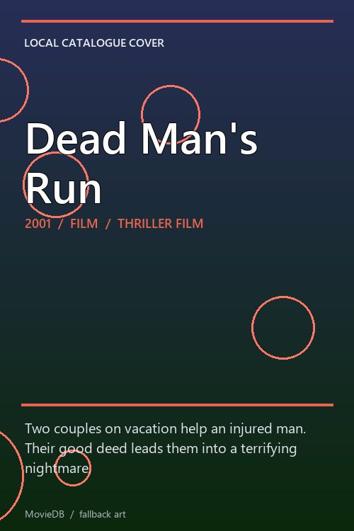 Dead Man's Run poster