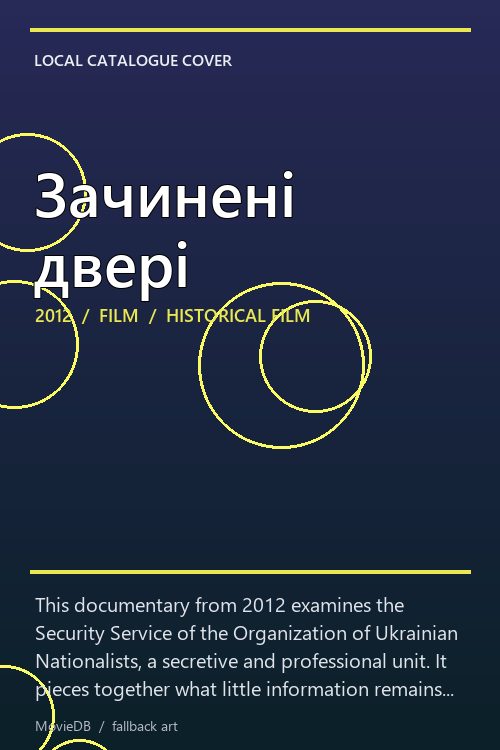 Зачинені двері poster