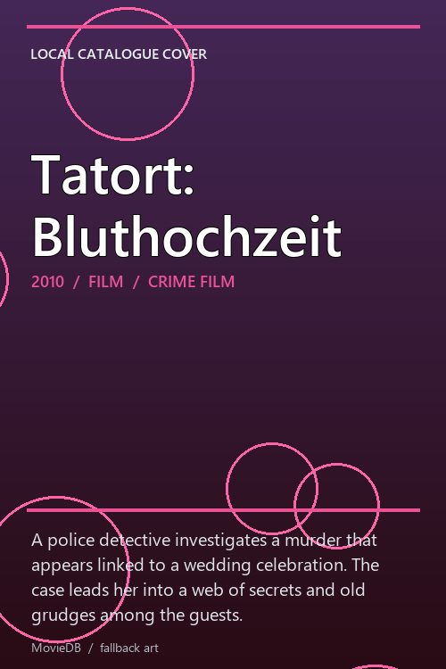 Tatort: Bluthochzeit poster