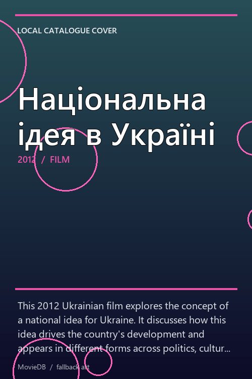 Національна ідея в Україні poster