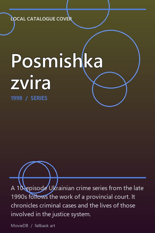 Posmishka zvira poster