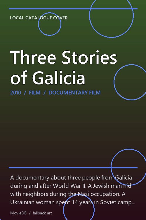 Three Stories of Galicia poster