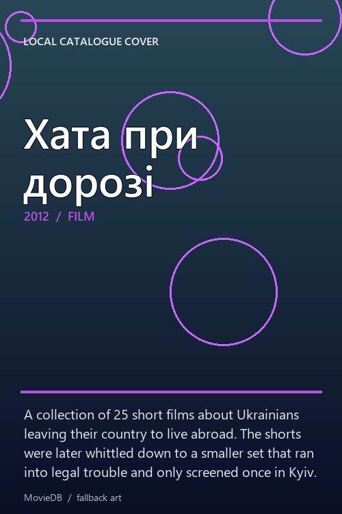 Хата при дорозі poster