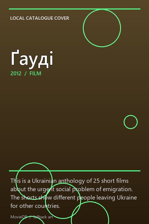 Ґауді poster