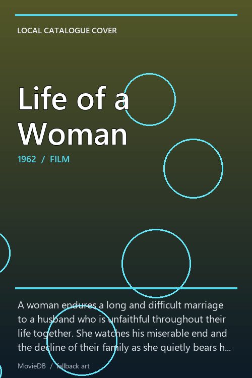Life of a Woman poster