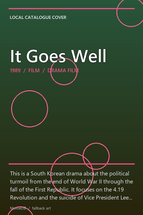It Goes Well poster