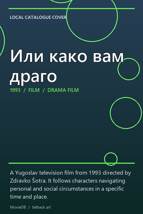 Или како вам драго poster