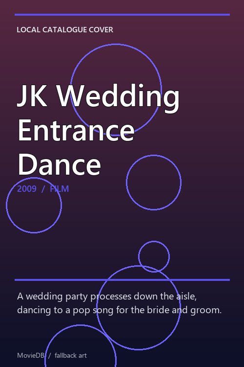 JK Wedding Entrance Dance poster